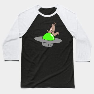 UFO Kangaroo Baseball T-Shirt